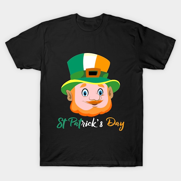 St Patrick's Day mascot character T-Shirt by dhanitatau